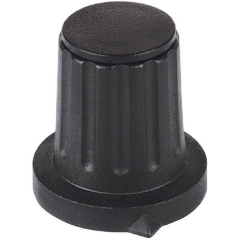 Mentor 4310.6131 4310.6131 Drehknopf mit Zeiger Schwarz (Ø x H) 15 mm x 20 mm 1 St.