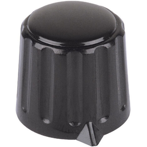 Mentor 4312.6131 4312.6131 Drehknopf mit Zeiger Schwarz (Ø x H) 28 mm x 18.5 mm 1 St.