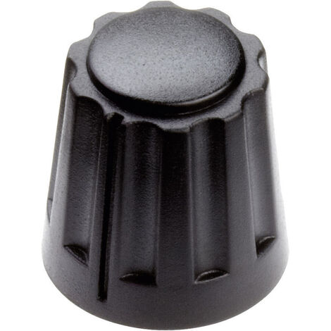 Mentor 4331.4000 4331.4000 Drehknopf  Schwarz (Ø x H) 14.5 mm x 14 mm 1 St.