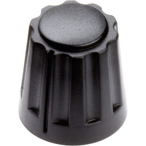Mentor 4331.6000 4331.6000 Drehknopf  Schwarz (Ø x H) 14.5 mm x 14 mm 1 St.