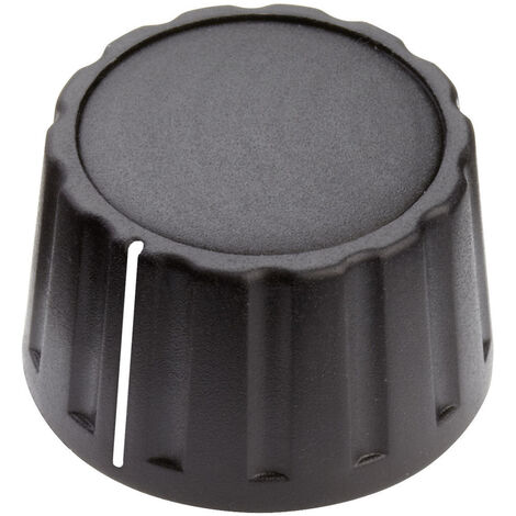 Mentor 4333.6001 4333.6001 Drehknopf mit Zeiger Schwarz (Ø x H) 28 mm x 17 mm 1 St.
