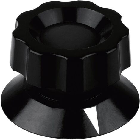 Mentor 474.91 474.91 Manopola rotativa Nero (Ø x A) 58 mm x 35.5 mm 1 pz.