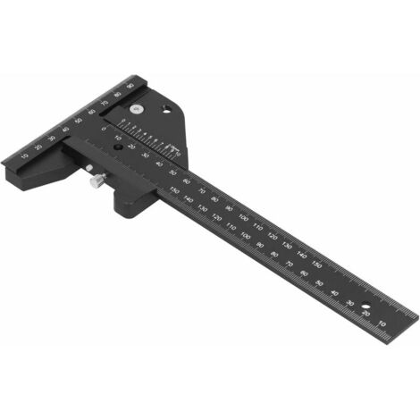Menuisier outils de bricolage menuiserie règle de traçage du bois règle de traçage du bois mesure menuisier outil de marquage travail du bois traçage GrooFoo