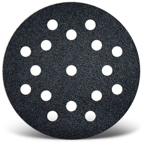 MENZER Black Klett-Schleifscheiben, 125 mm, 17-Loch, f. Exzenterschleifer, Siliciumcarbid (50 Stk.) K100