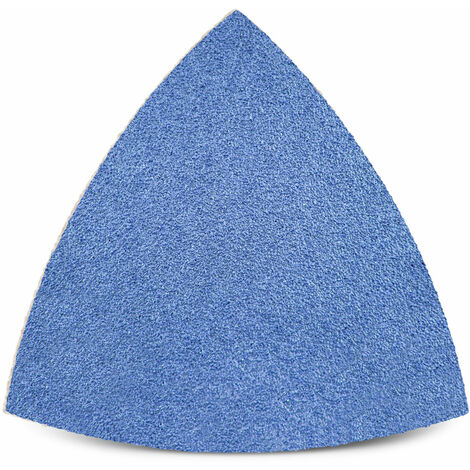 MENZER Blue Carte abrasive a gancio e anello, 82 mm, p. Levigatrici a delta, Corindone zirconio (25 Pz.) G24