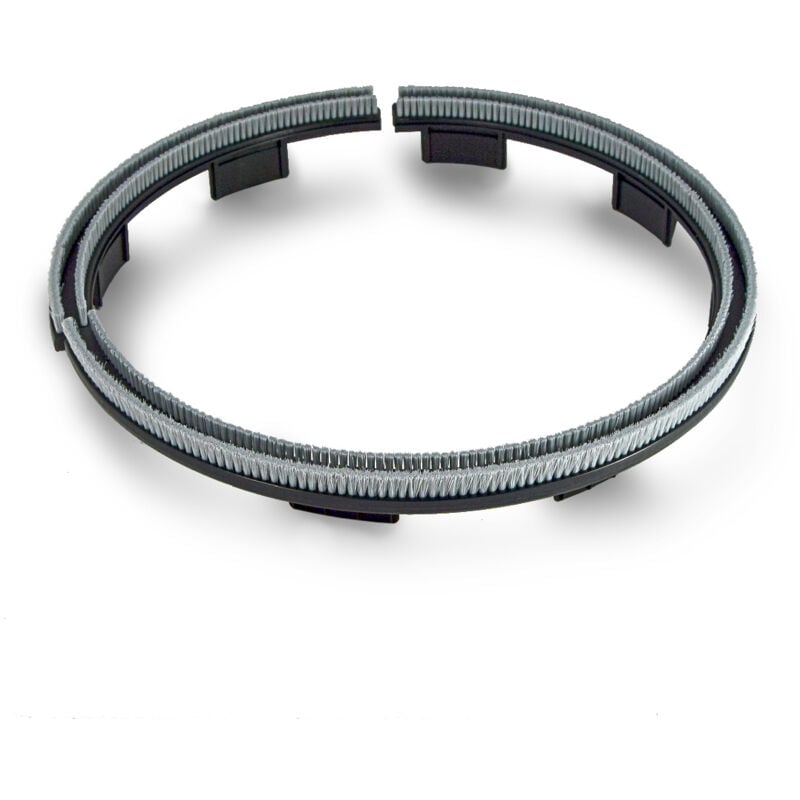 Couronne de Brossage à Clipser (225 mm) 2-Pièces pour Ponceuse pour Cloisons Sèches - Menzer