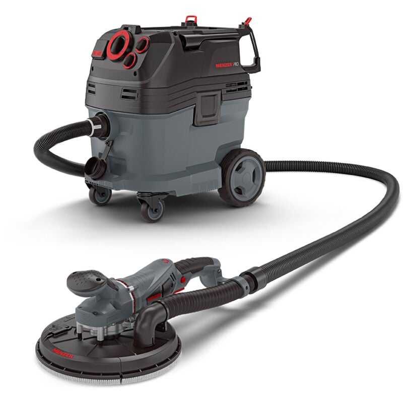Menzer - Dustfree Système de Ponçage pour la Construction à sec avec tbs 225 + vcm 530 pro