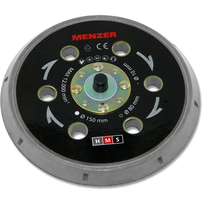 Plateau de Ponçage à Perforations Multiples 150 mm Hard pour ets 150 - Menzer
