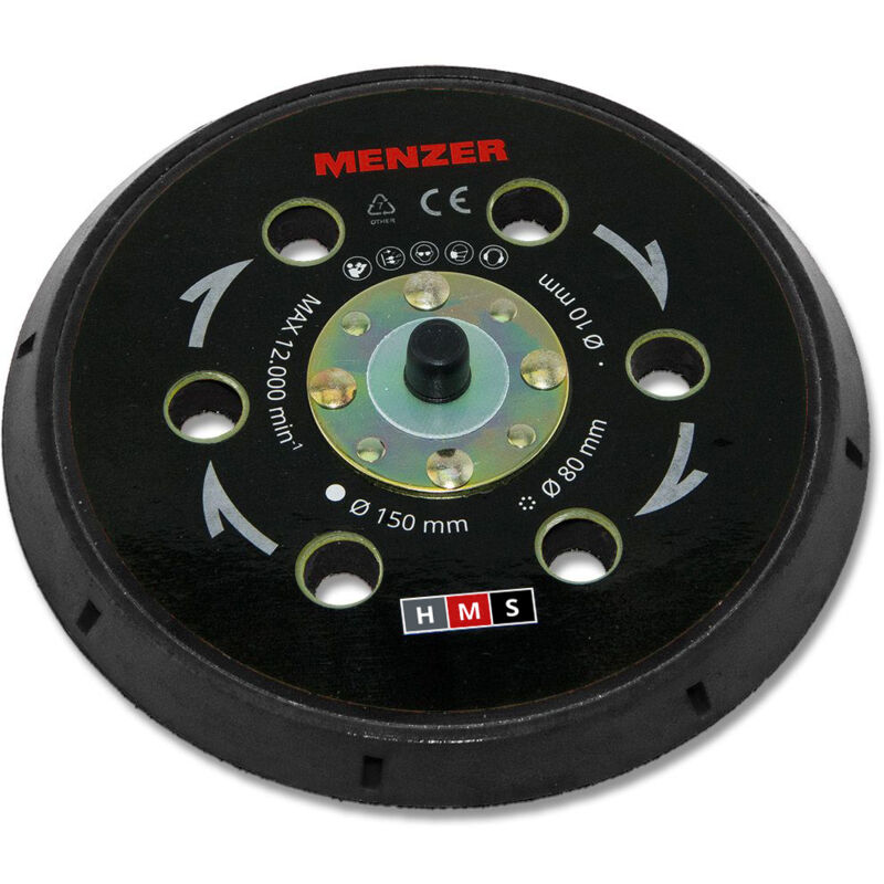 Plateau de Ponçage à Perforations Multiples 150 mm Soft pour ets 150 - Menzer
