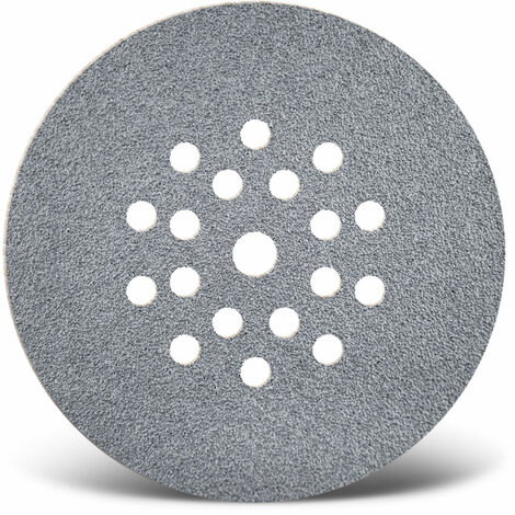 MENZER Platinum Disques abrasifs auto-agrippants, 225 mm, 19 trous, p. Ponceuses à plâtre, Corindon semi-supérieur (Lot de 25) G400