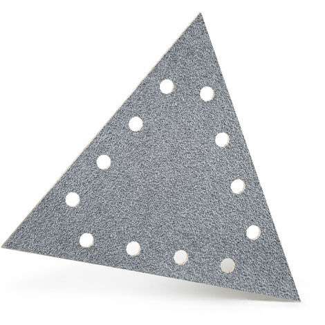 MENZER Platinum Disques abrasifs auto-agrippants, 290 x 250 mm, 12 trous, p. Ponceuses à plâtre, Corindon semi-supérieur (Lot de 25) G320