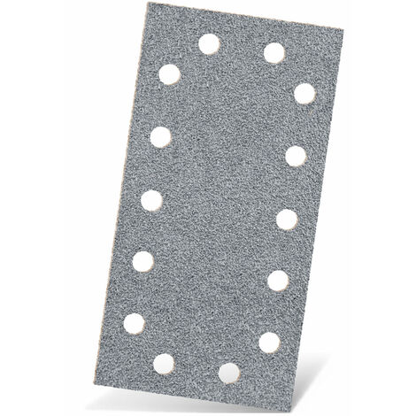 MENZER Platinum Klett-Schleifblätter, 230 x 115 mm, 14-Loch, f. Schwingschleifer, Halbedelkorund (50 Stk.) K180