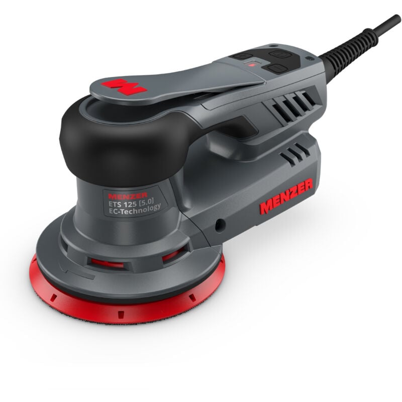 Menzer - Ponceuse Excentrique ets 125 5.0 avec Kit de Disques Abrasifs Ultranet Inclus