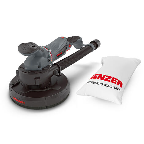 Menzer – Ponceuse girafe 710W avec aspiration intégrée – Plateau Ø 225mm – Pour ponçage efficace dans espaces restreints – 3,1kg - TBS 225 AV