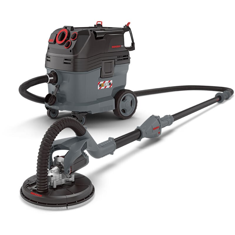 Dustfree Système de Ponçage pour la Construction à sec avec lhs 225 vario + vcm 530 pro - Menzer