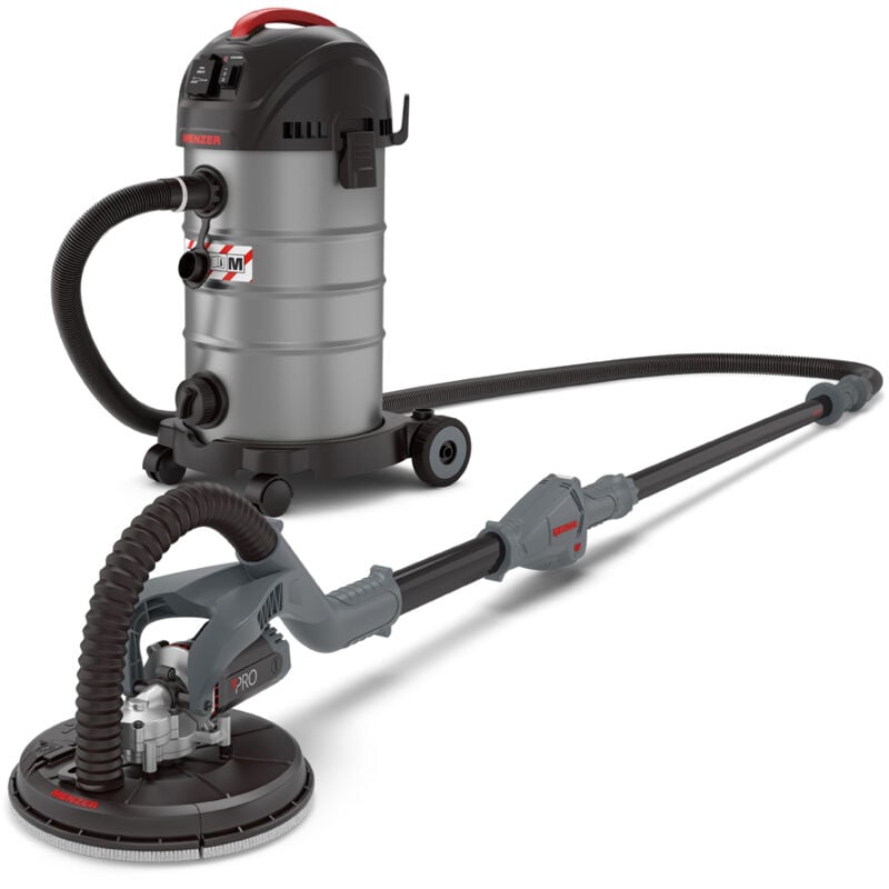 Dustfree Système de Ponçage pour la Construction à sec avec lhs 225 pro vario + vcm 330 - Menzer