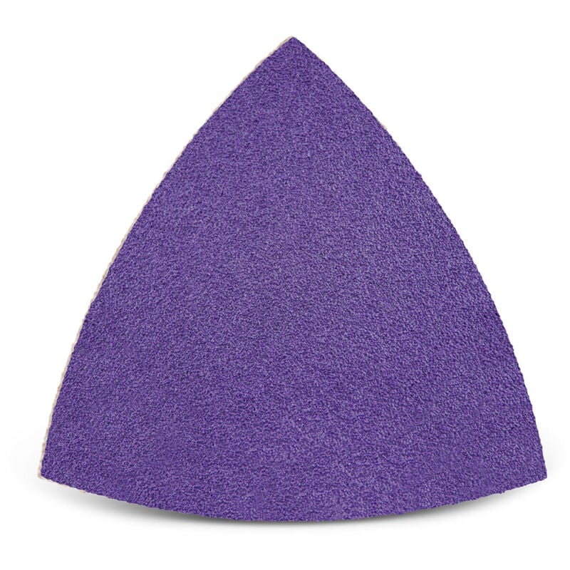 Titanium hd Feuilles abrasives auto-agrippantes, 82 mm, p. Ponceuses delta, Mix céramique (Lot de 50) G80 - Menzer