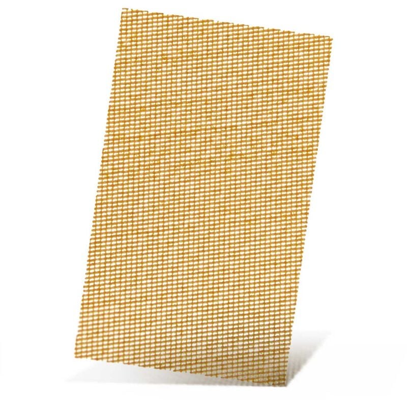 Ultranet Grilles abrasives auto-agrippantes, 133 x 80 mm, p. Ponceuses vibrantes, Corindon supérieur blanc (Lot de 25) G150 - Menzer