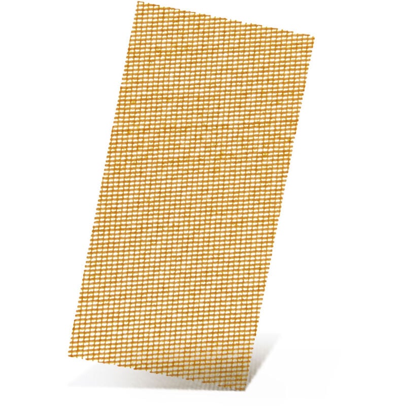 Ultranet Grilles abrasives auto-agrippantes, 186 x 93 mm, p. Ponceuses vibrantes, Corindon supérieur blanc (Lot de 25) G60 - Menzer