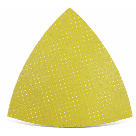 MENZER Ultrapad Carte abrasive velcrate, 93 mm, p. Levigatrici a delta, Corindone nobile bianco (25 Pz.) G220