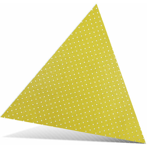 MENZER Ultrapad Dischi abrasivi velcrati, 290 x 250 mm, p. Levigatrici per muri, Corindone nobile bianco (10 Pz.) G120