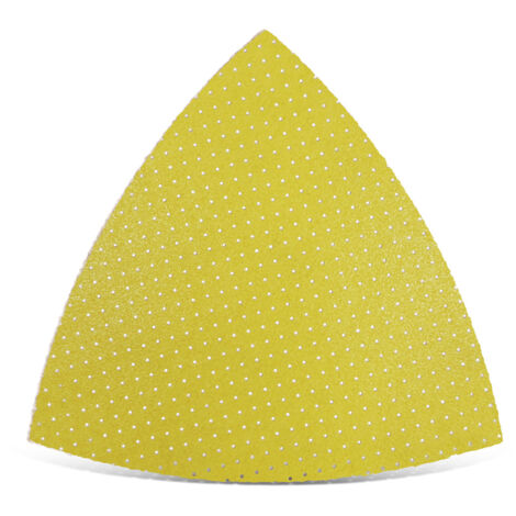 MENZER Ultrapad Feuilles abrasives auto-agrippantes, 93 mm, p. Ponceuses delta, Corindon supérieur blanc (Lot de 25) G180