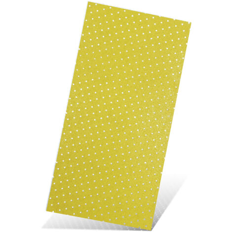 MENZER Ultrapad Klett-Schleifblätter, 230 x 115 mm, f. Schwingschleifer, Weißes Edelkorund (20 Stk.) K80