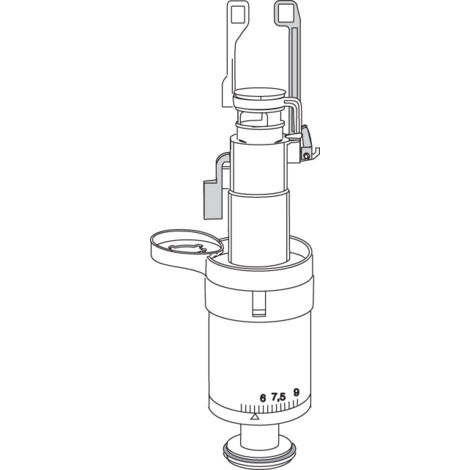 Mepa Ablaufglocke komplett 590705 für Spülkasten A21