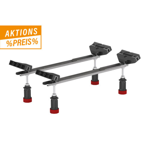 Mepa Badewannenfuß Stahl Typ WSgrip für Kaldewei Badewannen, höhenverstellbar 130-260mm