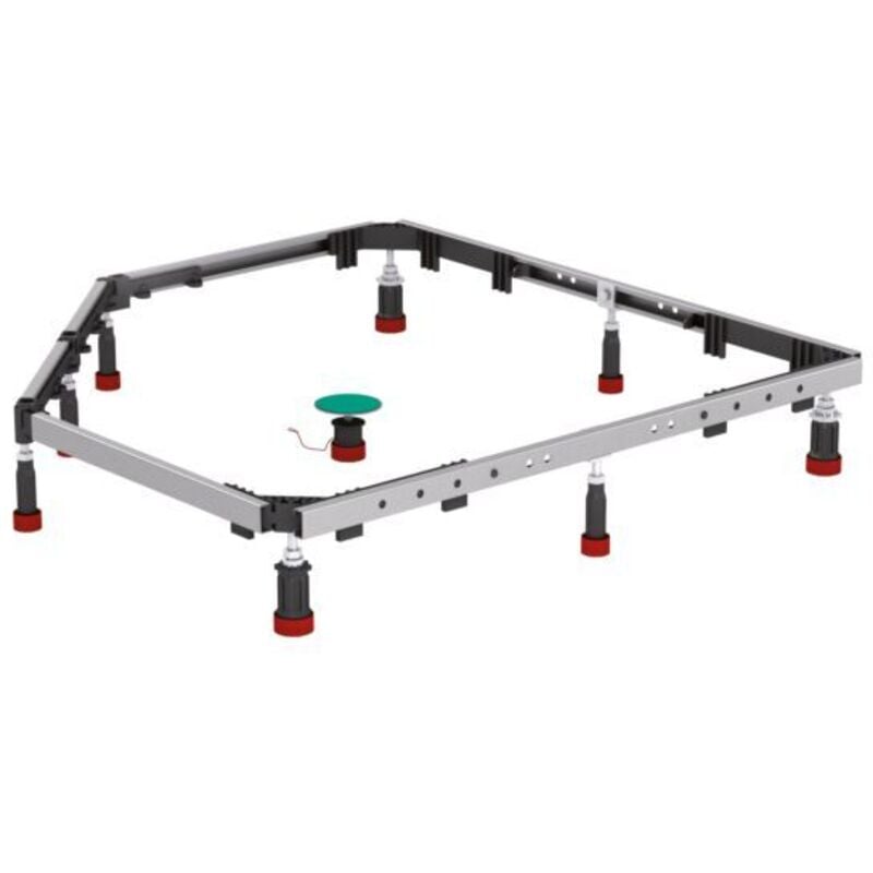 Mepa cadre de montage sf 5-Eck / 150185 quadrant pour les receveurs de douche en acier extra - plat / acrylique