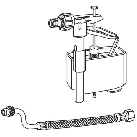 Füllventil-Set Unterputz-Spülkasten – für Sanitäranlagen – 3/8" Eingabethread – aus hochwertigem Kunststoff – MEPA