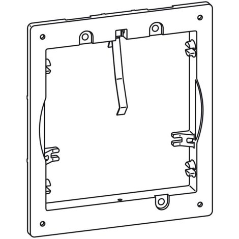 Mepa Montagerahmen für Frontplatte Urinal-Druckspüler Mepa Orbit/Zero