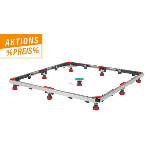 MEPA-PAULI UND MENDEN GMBH MEPA Montagerahmen superflach Rechteck Duschwannen superflach Acryl 100/100