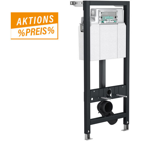 MEPA nextVIT WC-Element mit SK P31 BH 120 selbsttragender Montagerahmen mit Sun-Betätigungsplatte