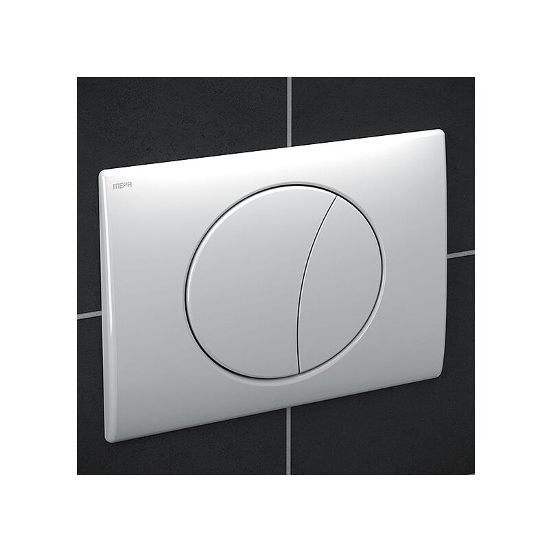 Mepa - plaque d&39actionneur Sun blanc , double chasse