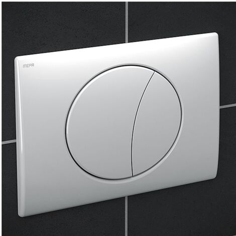 Mepa plaque d&39actionneur Sun blanc , double chasse