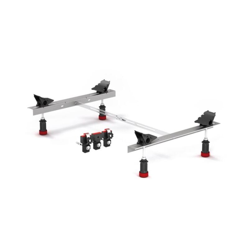 Quand le pied WS-Plus 110010 avec ads, pour baignoires en acier à 180x80 cm - Mepa