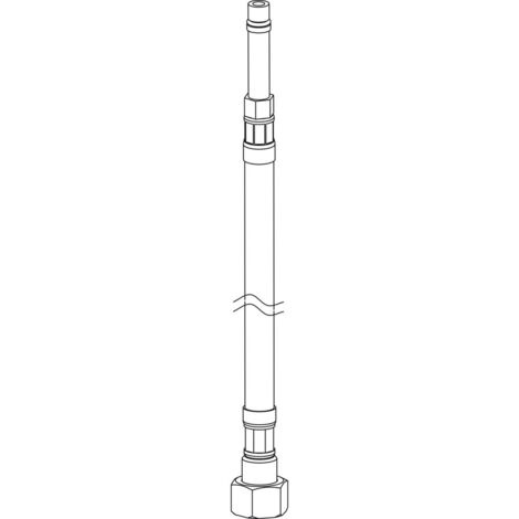 Mepa Saniline Panzerschlauch mit Rückflussverhinderer und Sieb