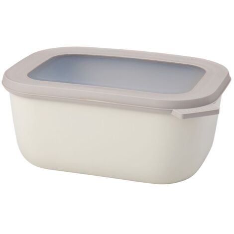 Mepal bol múltiple cirqula rectangular 1500 ml - blanco nórdico