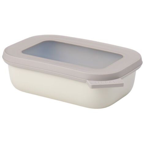 Mepal bol múltiple cirqula rectangular 500 ml - blanco nórdico