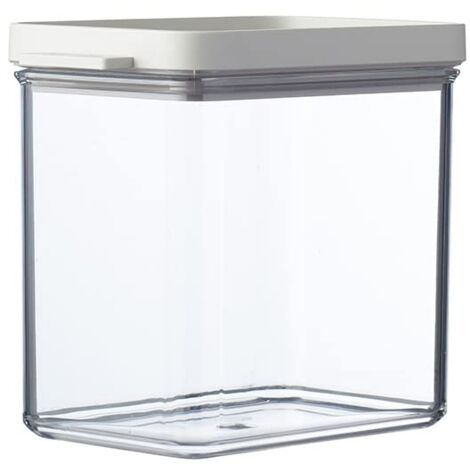Mepal - Contenitore Omnia - Barattolo per Alimenti con Coperchio per Alimenti Secchi - Organizzatore per la Cucina - Contenitore Alimentare Impilabile ed Ermetico - 1100 ml - Nordic white