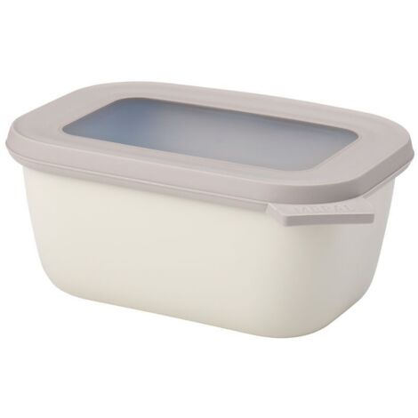 Mepal multi cuenco cirqula rectangular 750 ml - blanco nórdico