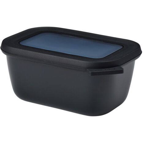 Mepal multi cuenco cirqula rectangular 750 ml - negro nórdico