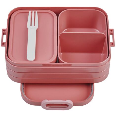 Mepal – Porta Pranzo Bento Take A Break Midi – Sacco per il Pranzo con Bento Box – Porta Pranzo per Panini, Spuntini e Avanzi – Snack e Pranzo - 900 ml - Vivid Mauve