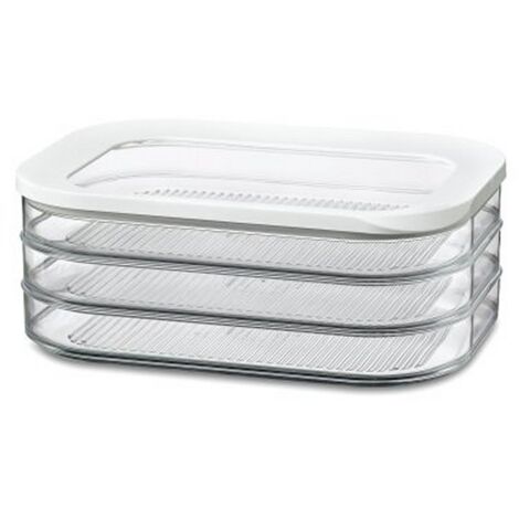 MEPAL Vorratsdose Modula Aufschnitt 3x 550 ml 22,4x16x8,6cm