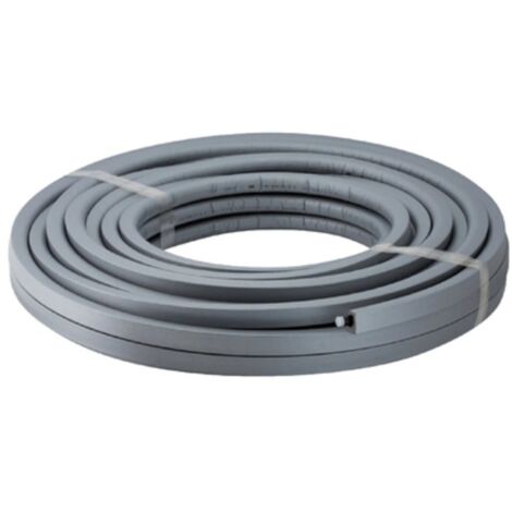 Mepla tube 16mm excentrique pré-isolation grise de 13 mm