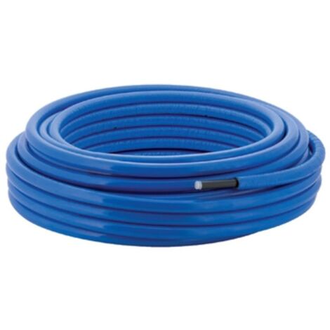 Mepla tube 20 mm rond ré-isolé bleu de 6 mm