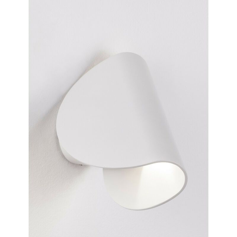 Merano - Buffalo Applique Bianco Alluminio, Vetro