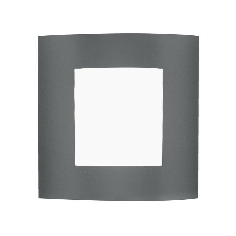 Image of Coral Lampada da parete per bagno in alluminio grigio scuro led bianco E27 IP44 - Merano
