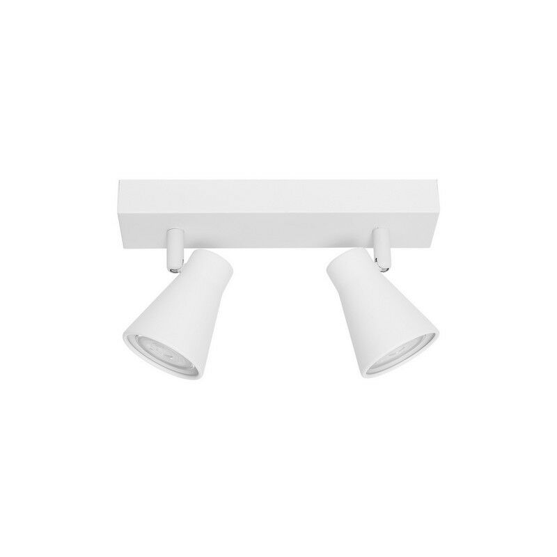 Image of Everett Faretto da Soffitto Twin a 2 Luci in Metallo Bianco Sabbia led GU10 2x10W - Merano